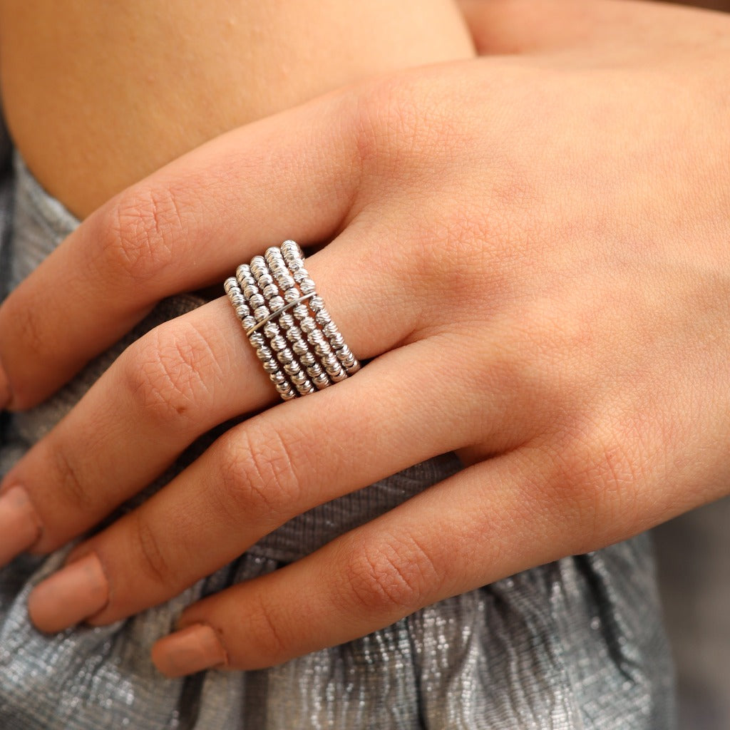 Chaand Silver Finger Ring By Moha